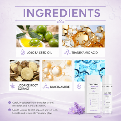 🔥Limited Time Offer🔥Advanced Dark Spot Corrector Serum -Multi-Correction Brightening Formulafor Sun Spots, Age Spots, and Melasma