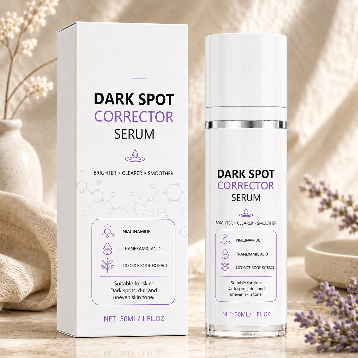 🔥Limited Time Offer🔥Advanced Dark Spot Corrector Serum -Multi-Correction Brightening Formulafor Sun Spots, Age Spots, and Melasma