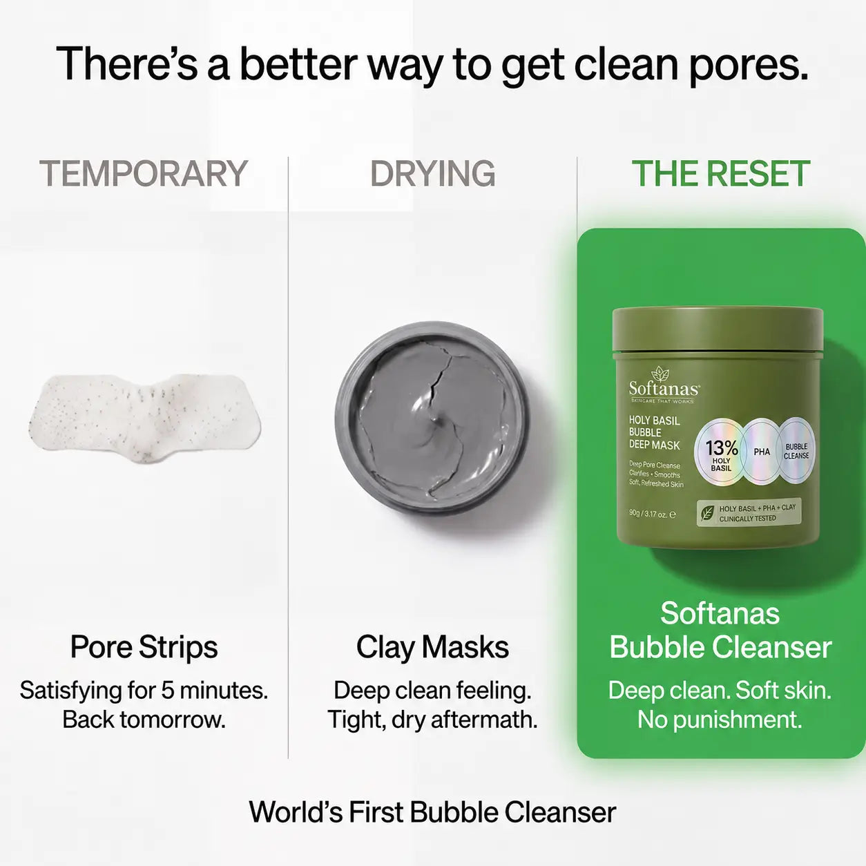 Softanas™ - Holy Basil Bubble Deep Mask