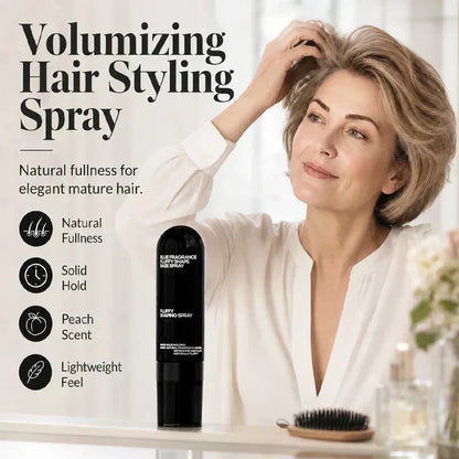 ⏳LIMITED-🎉BUY 1 GET 1 FREE! 👩 Peach-scented volumizing & setting spray—for lightweight, bouncy hair and long-lasting hold.
