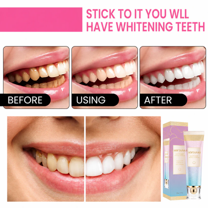 SOFTANAS Triple Fluoride-Free Whitening Niacinamide Toothpaste