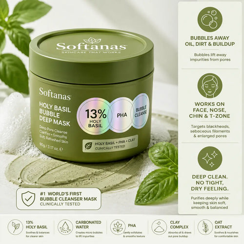 Softanas™ - Holy Basil Bubble Deep Mask